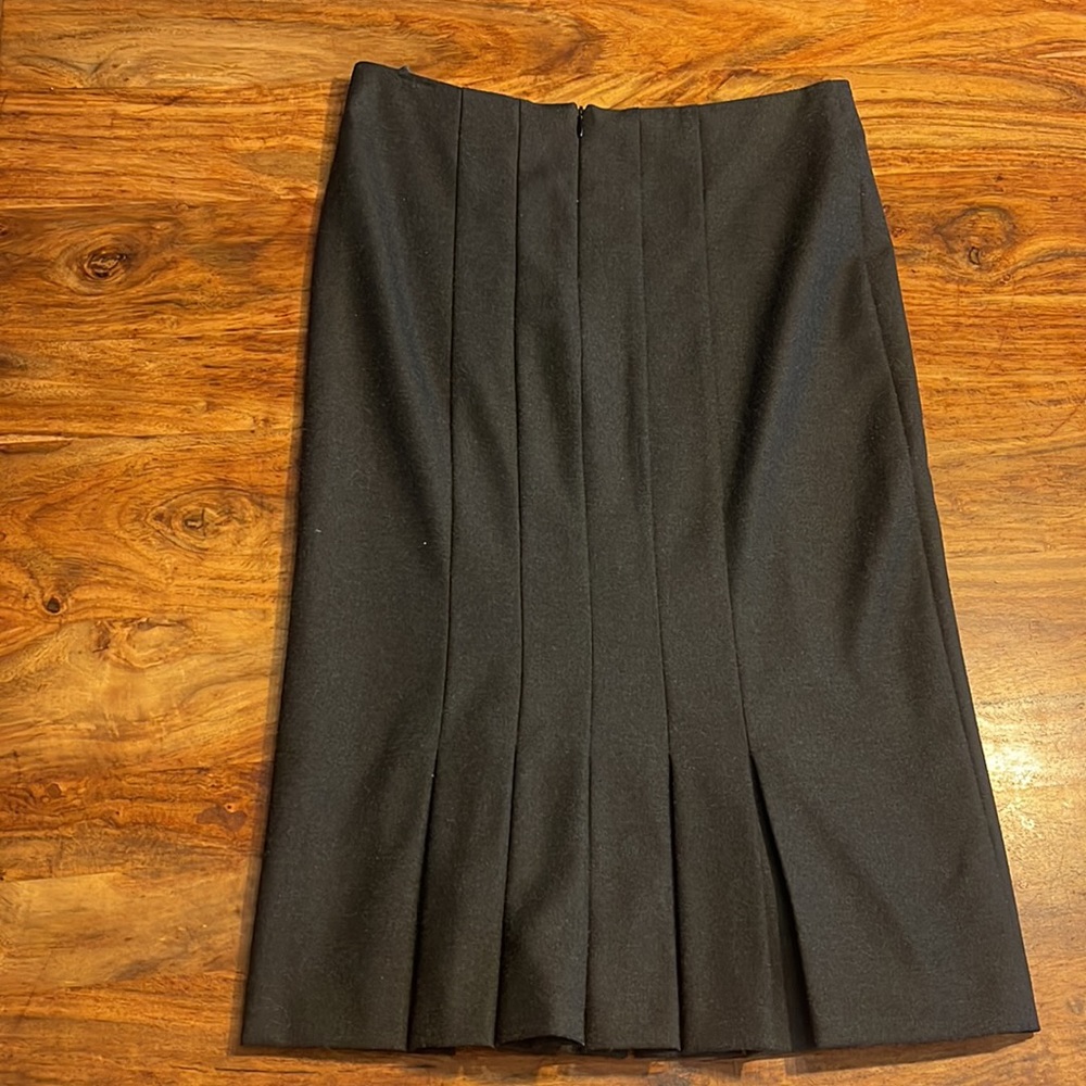 Vintage Benetton tulip skirt dark grey - Picture 2 of 5